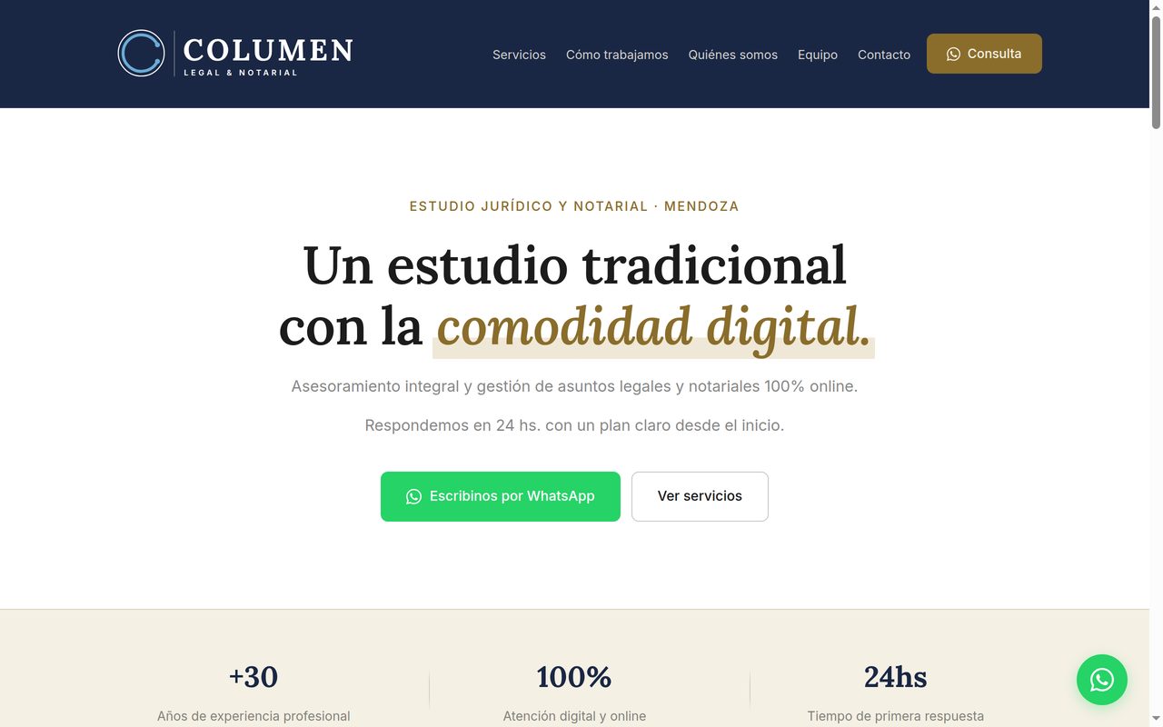 Columen - Estudio jurídico Mendoza